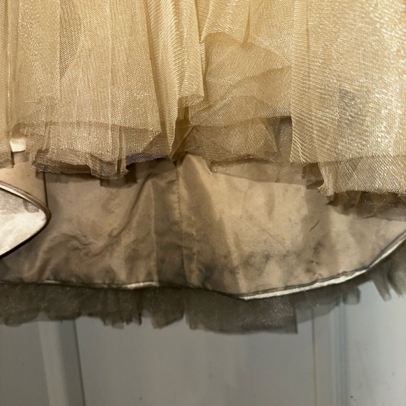 Jovani Strapless Beaded Champagne Mermaid Gown *Prom *Bridal - Picture 13 of 13